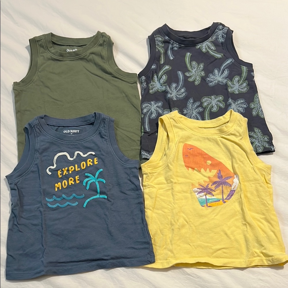 Old Navy Tank Top Set of 4, 2T